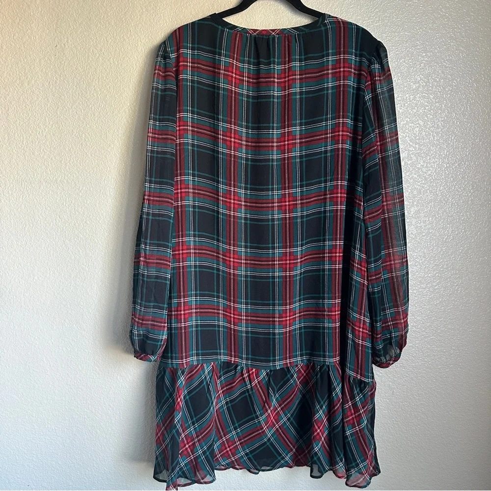 Draper James Women's Plus Size Rosanne Shift Dress in Georgia Plaid‎ Sz XXL - Picture 3 of 9
